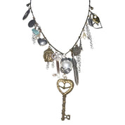 Mixed Metal Buddha Charm Necklace