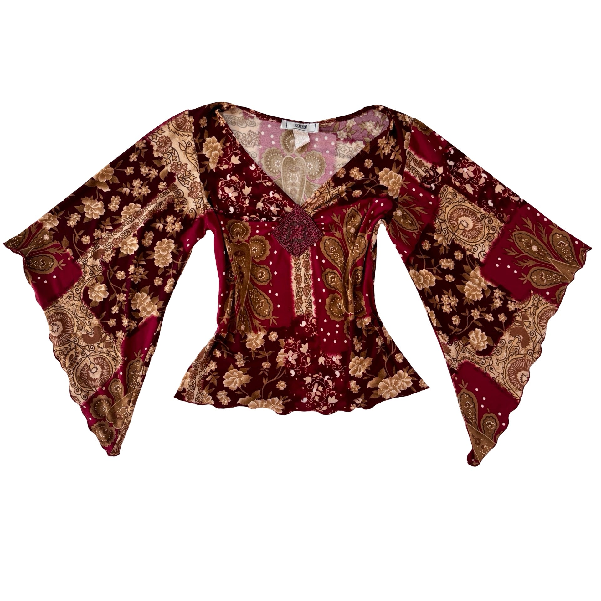 Y2K Angel Sleeve Top (XS/S)