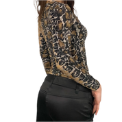 Sequin Snakeskin Long Sleeve (S)