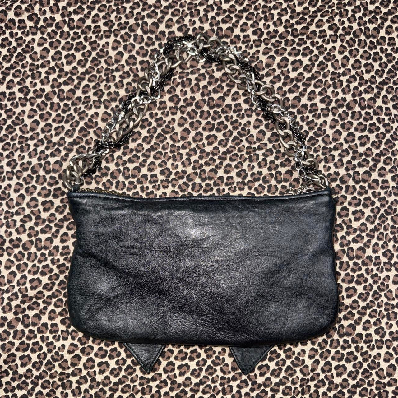 Juicy Couture Lamb Leather Bow Bag