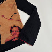 Vintage Cherub Graphic Sweater (M/L)