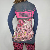 Custo Barcelona “Highway 9” Road Trip Graphic Turtleneck (L)