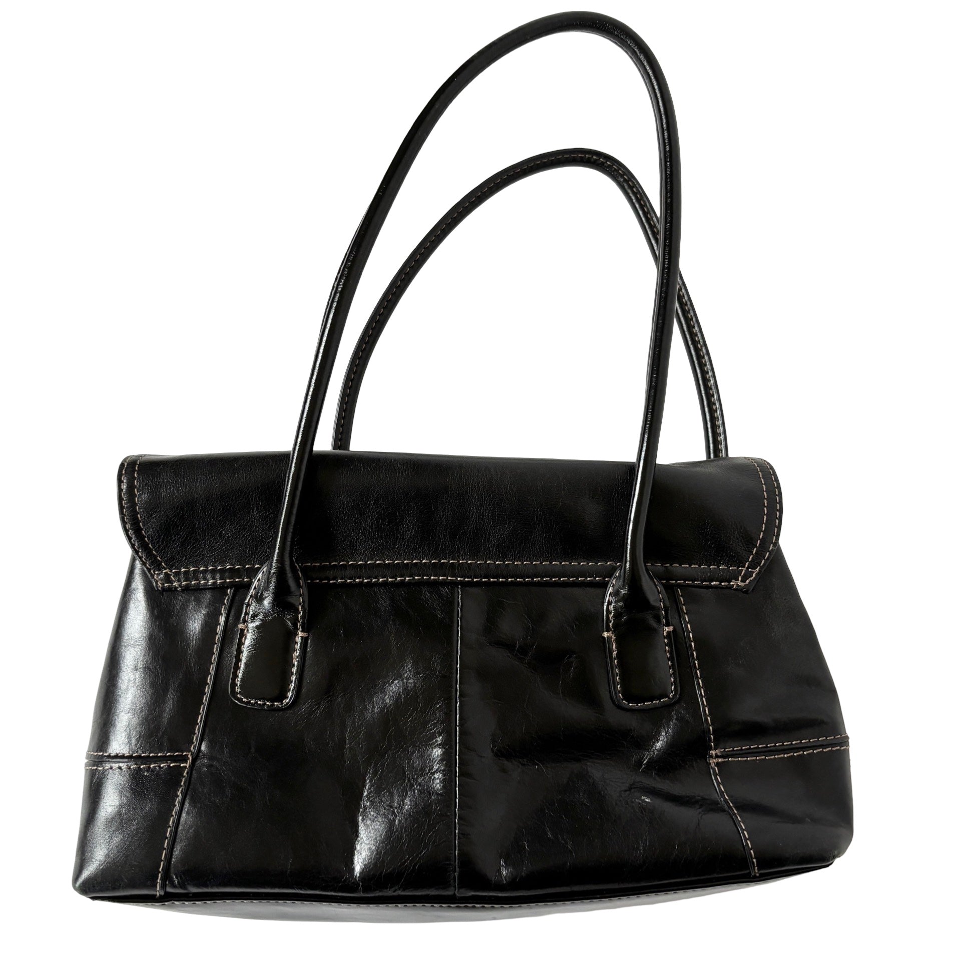 90s Noir Buckle Bag