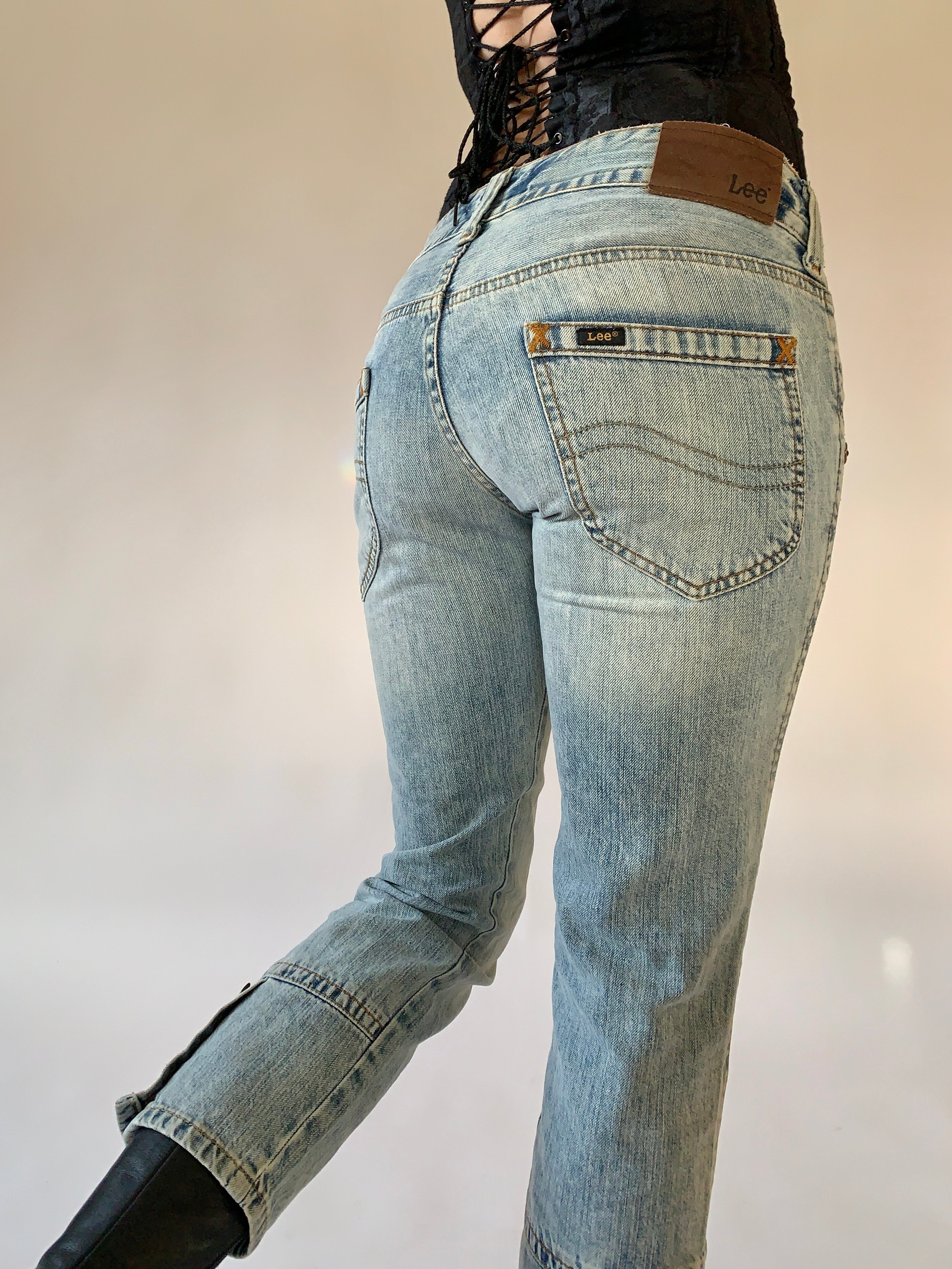 Y2K Denim Capris (S)
