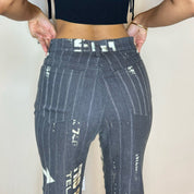 French Vintage Graphic pants (S)