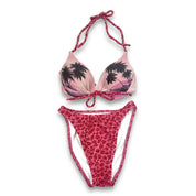Leopard Palm Shimmer Bikini (XS)