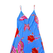 Periwinkle Blue Satin Butterfly Slip (S)