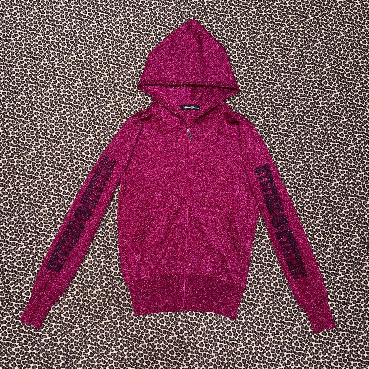 Hysteric Glamour Pink Glitter Hoodie (M/L)