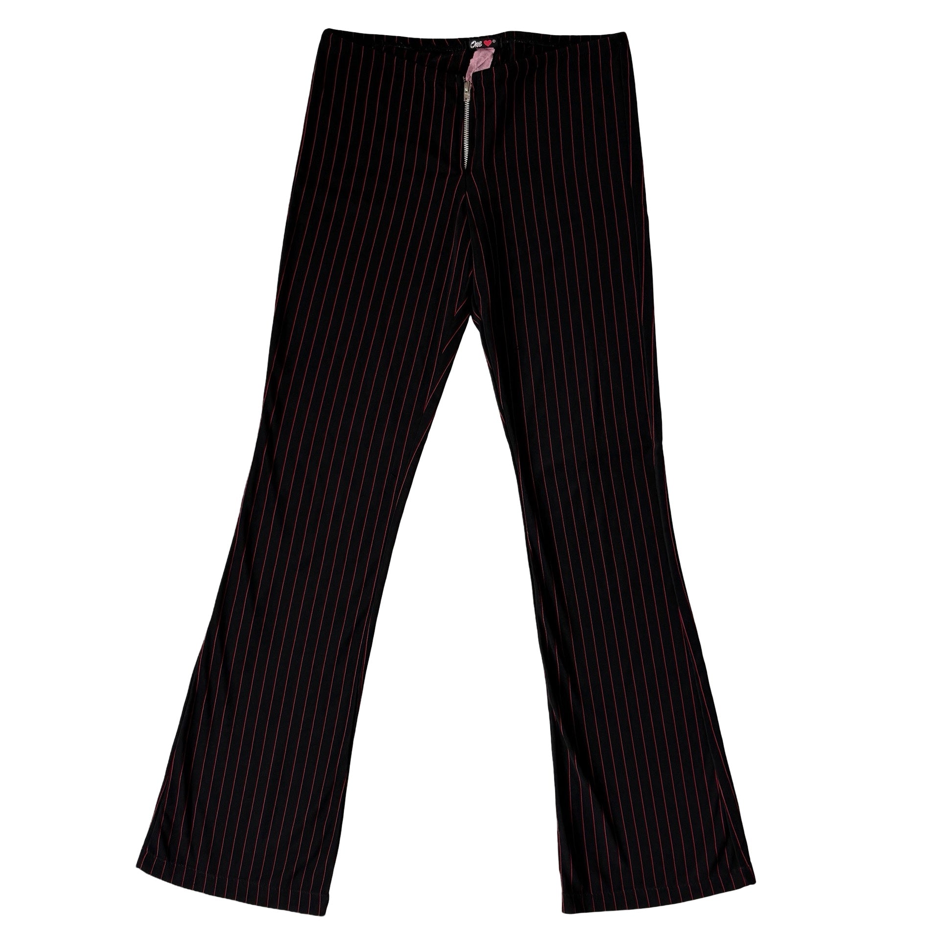 Y2K Pinstripe Flares (XS/S)