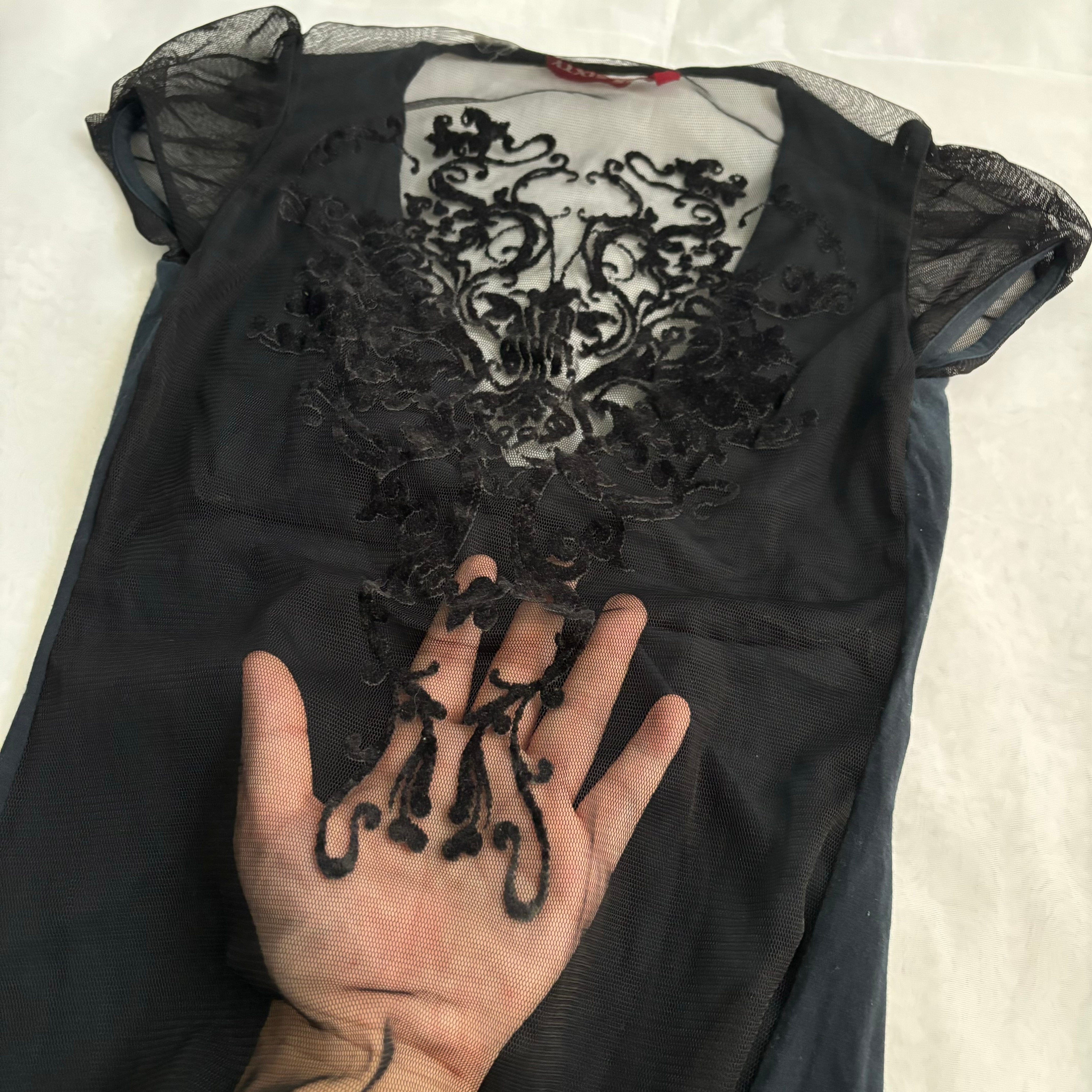 Miss Sixty Mesh Back Top (XS/S)