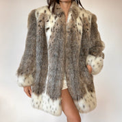 80s Faux Fur Coat (M/L)