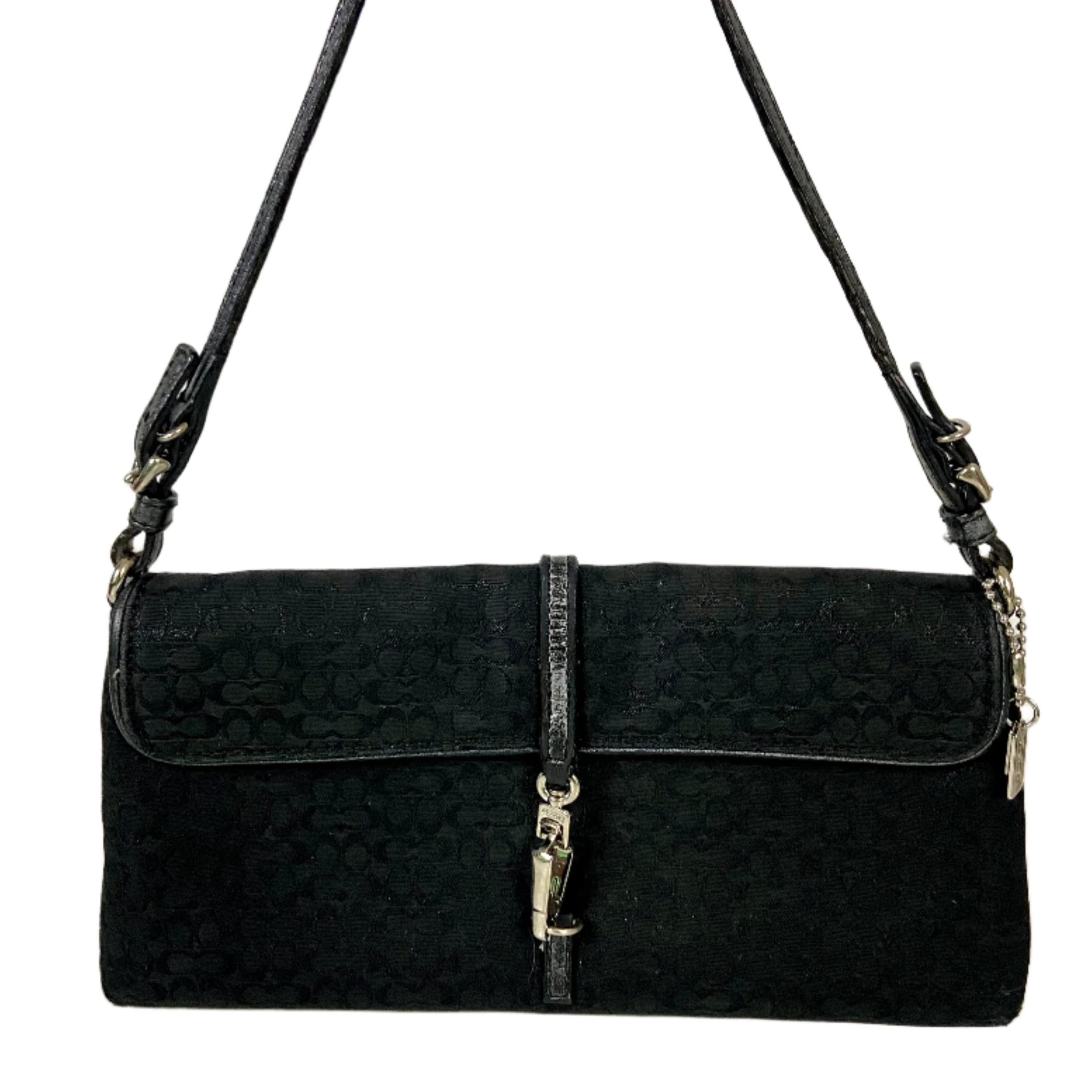 Coach Signature Clip Demi
Flap Shoulder Handbag