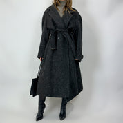 Vintage 80’s Italian Wrap Coat (L/XL/oversized fit)