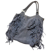 RAJ suede fringe bag
