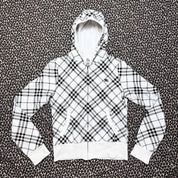 Burberry Blue Label Plaid Zip Up Hoodie (M)