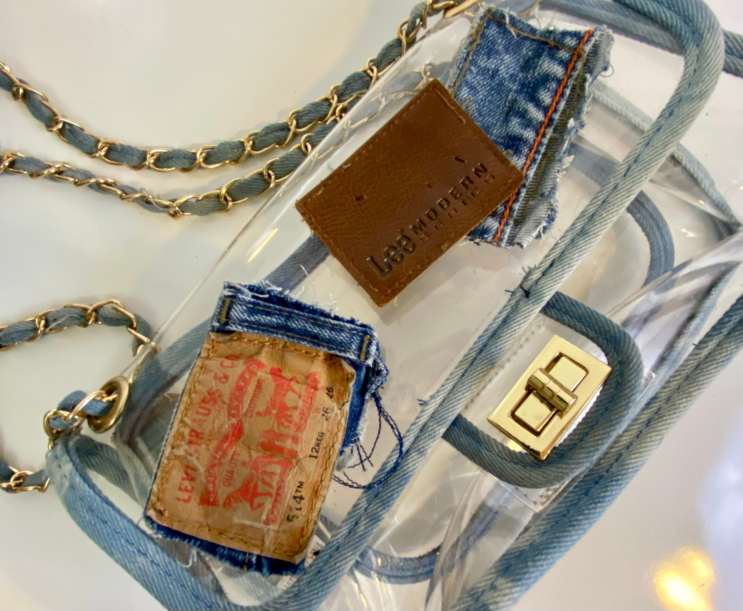 Reworked brands purse