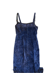 LipService Velvet Fringe Dress (XS)