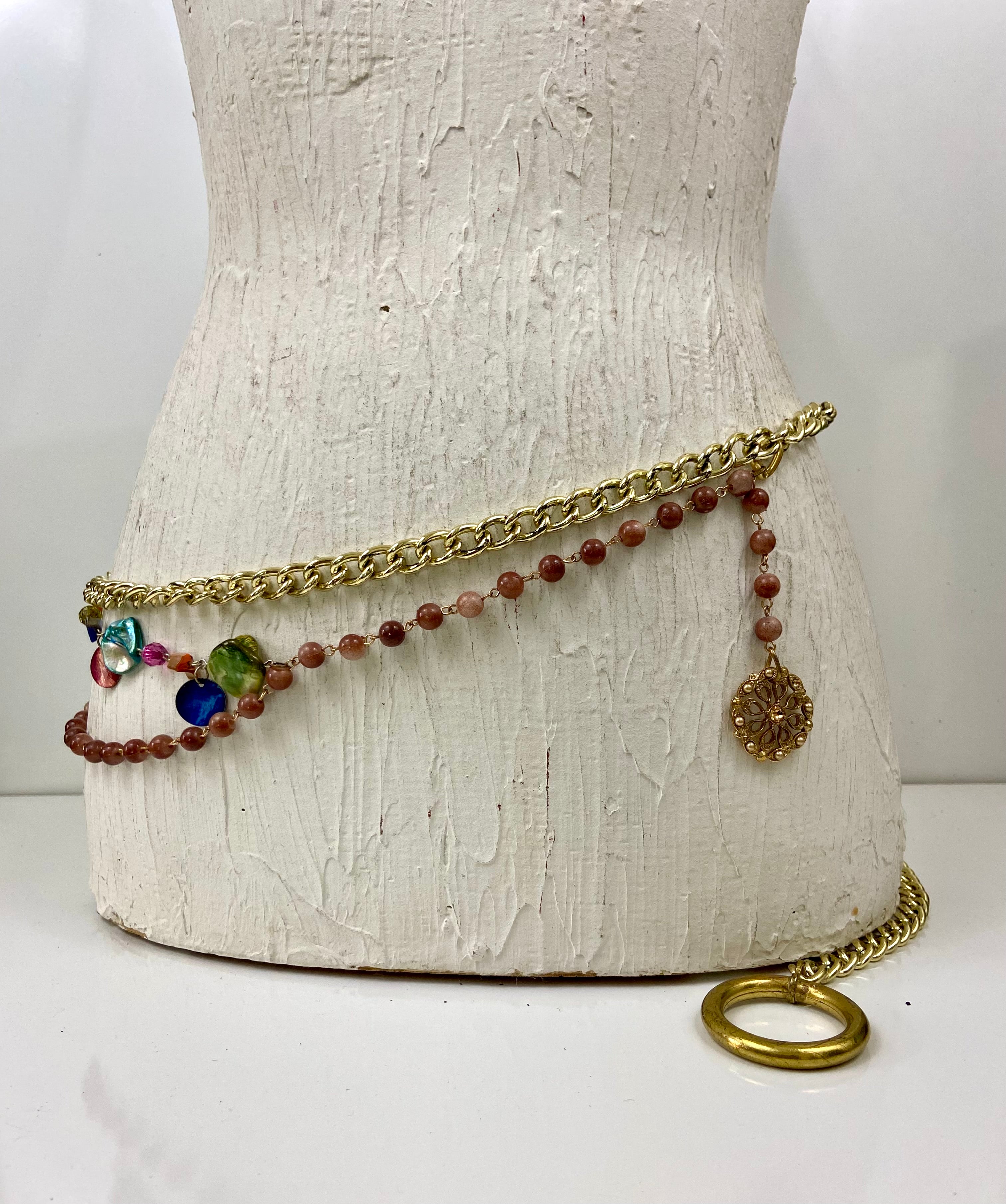 Layers of chains belt