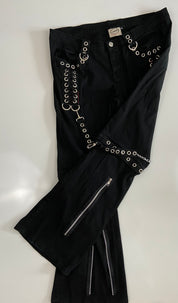 Black Banned Apparel chain pants