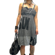 Vintage Parisian Archive Utility Midi Dress (M)