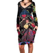 Desigual Geisha Graphic Dress (XS)