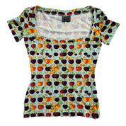 Versace Fruit Print Top (M)
