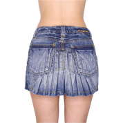 Y2K Low Rise Denim Mini Skirt (S/M)