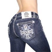 Y2K Low Waisted Flared Jeans (S/M)