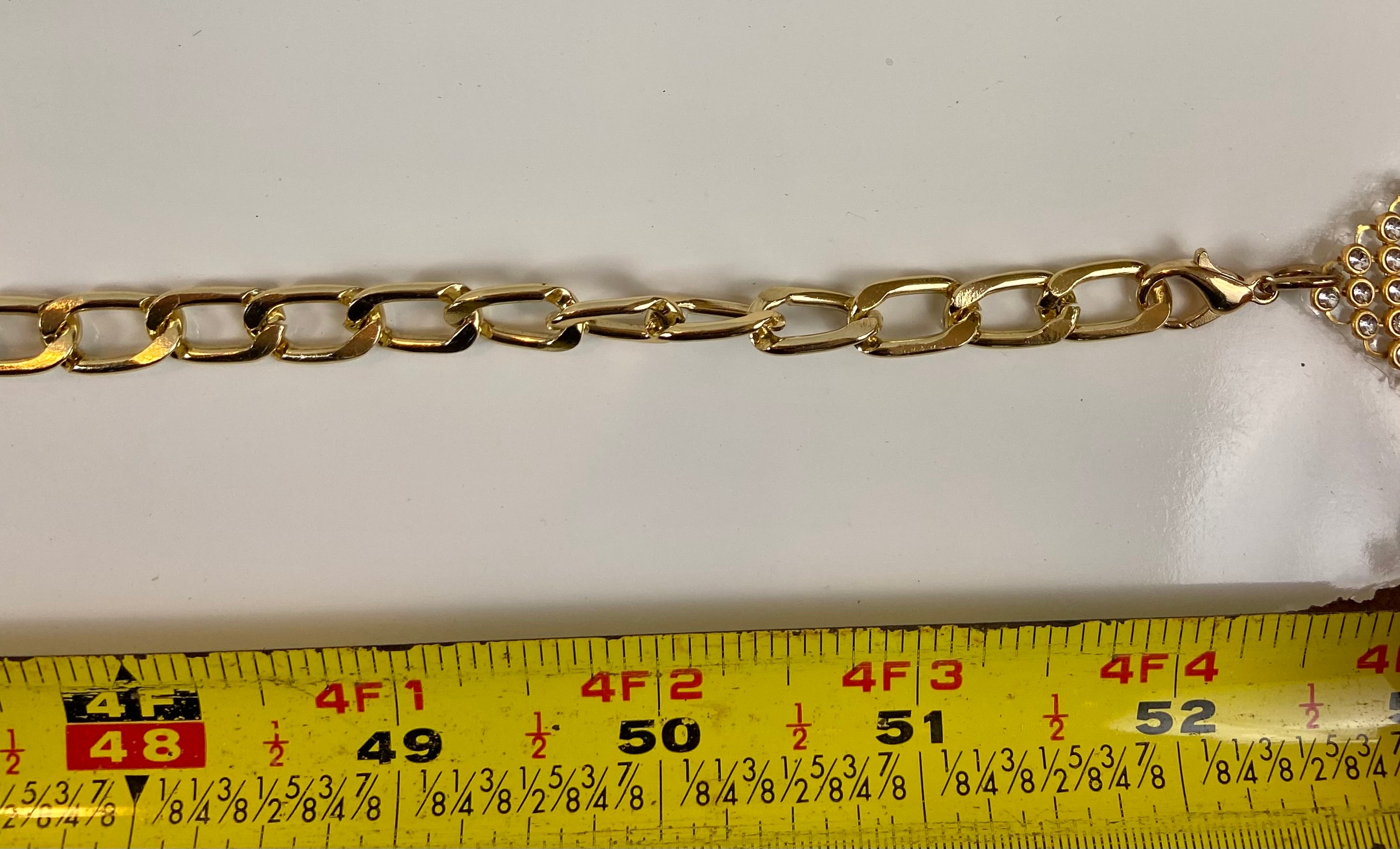 Gold squares belt