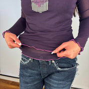Vintage Guess Italian Mesh Long Sleeve (S)