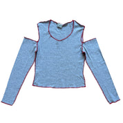 90s Shoulder Cut-Out Tee (XS/S)