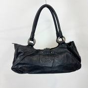 Vintage Over-Sized Calf Hair Bag