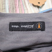 Y2K COP COPINE Graphic Mesh Long Sleeve Top (M)