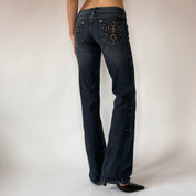 Studded Y2K Jeans (XS/S)