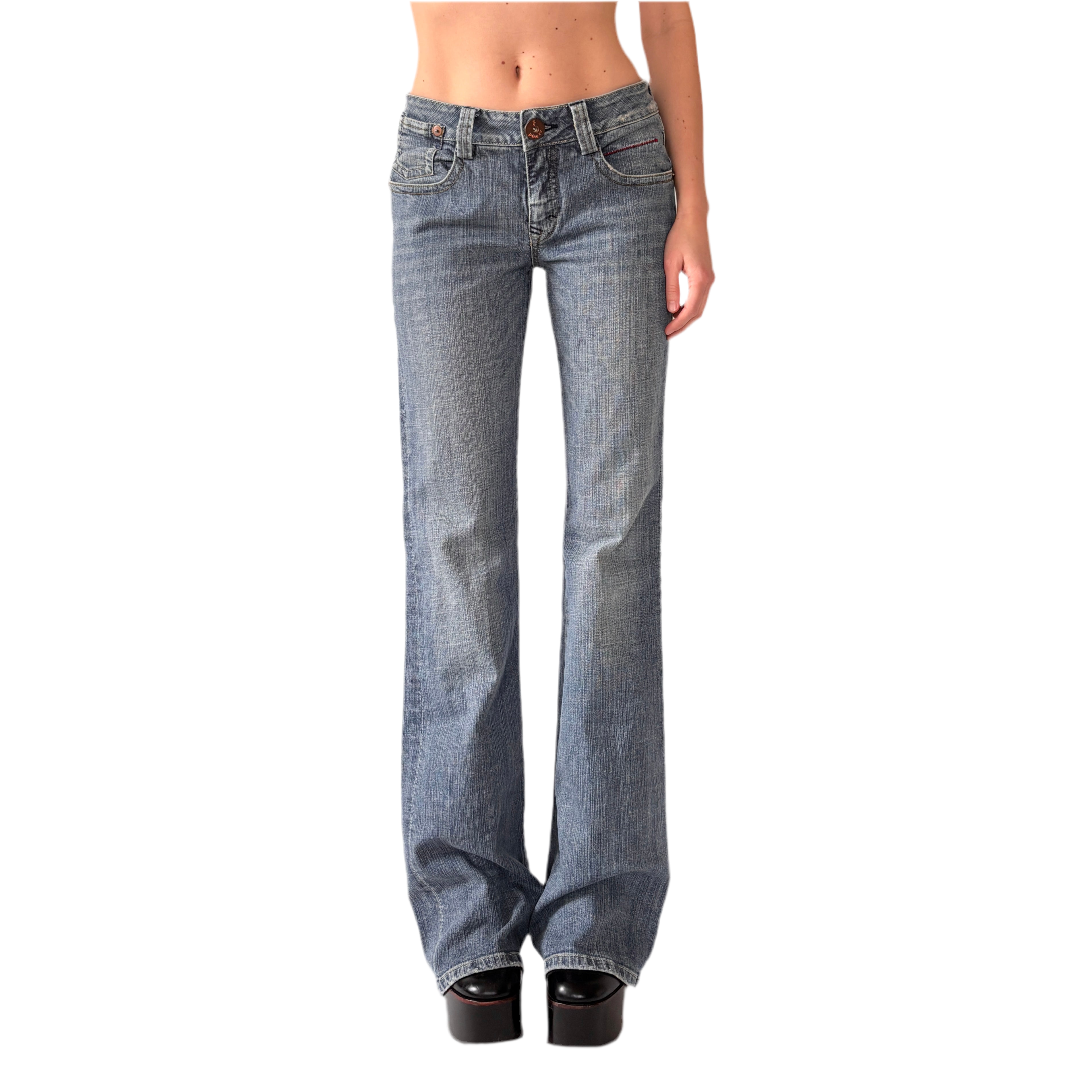 Y2K Flare Jeans (S)