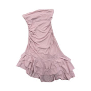 2000s Pale Pink Flutter Dress (XS/S)