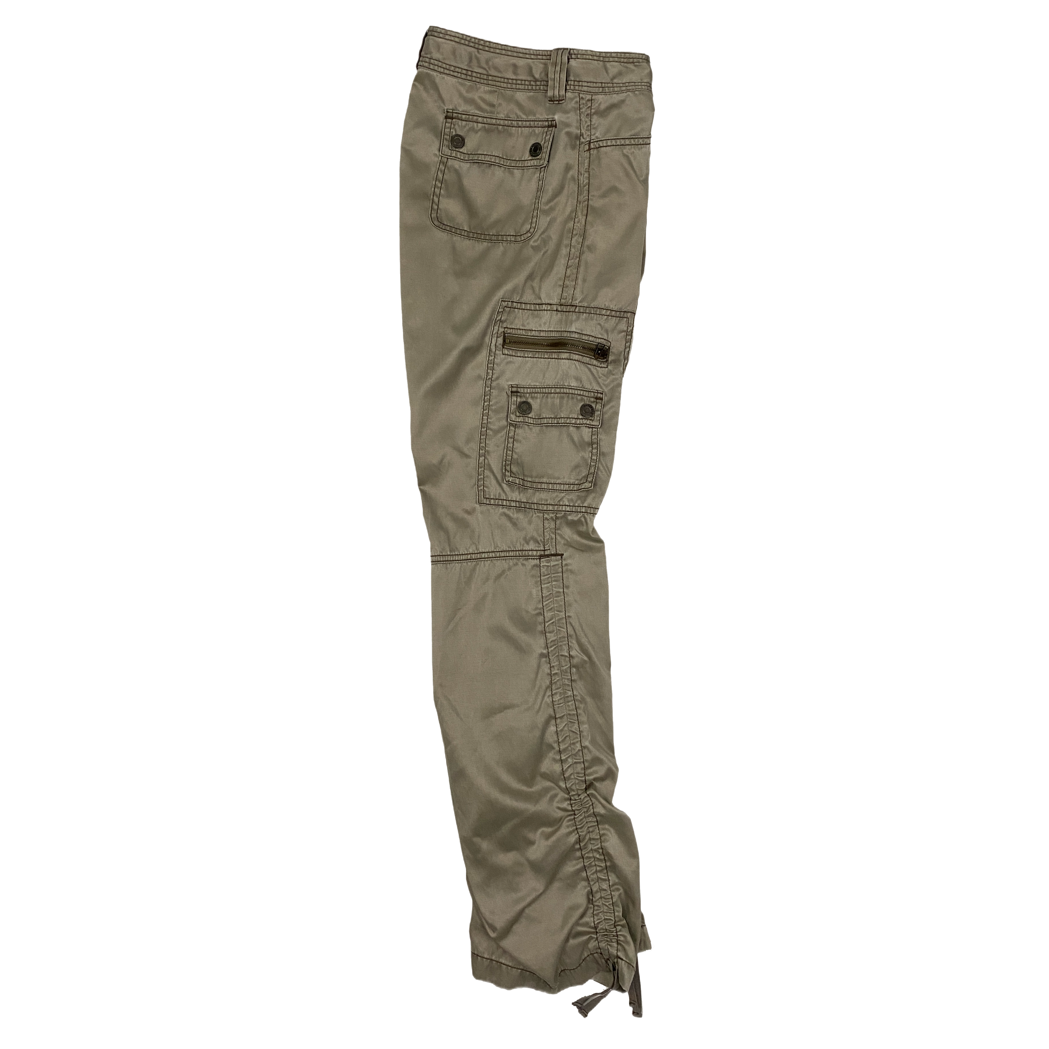 Satin Scrunch Cargos (XS)