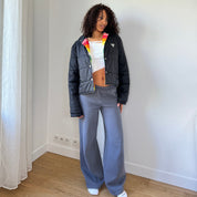 Fiorucci Rainbow Lined Puffer Jacket (S/L)