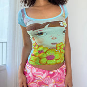 Custo Barcelona Graphic Baby Tee (S)