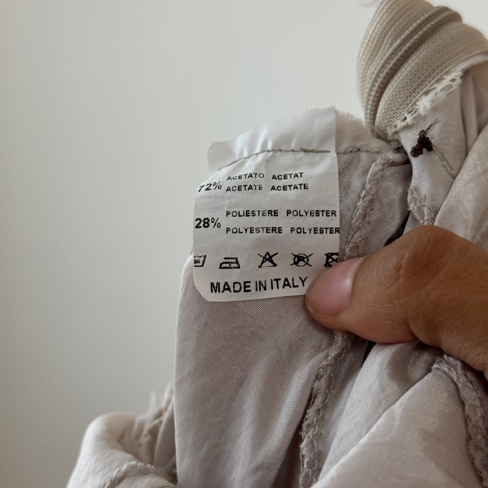 Vintage Italian Halter Asymmetric Dress (XS/S)