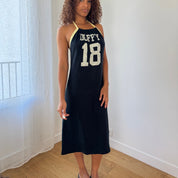 Vintage Franklin & Marshall Halter Maxi Dress (M)