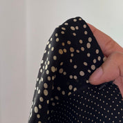 Vintage Italian Polka Dot Mesh Midi Skirt (S)