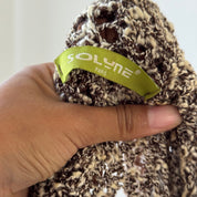 Vintage Tie-Front Knit Cardigan (S)