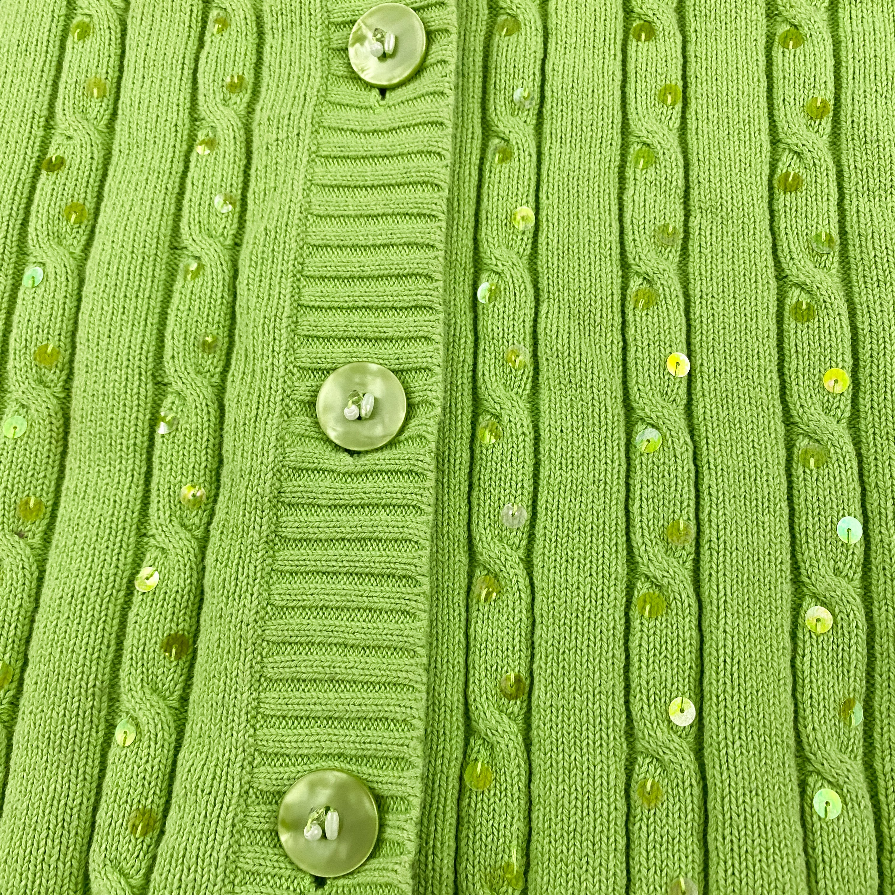 Lime Sweater Dress (S)
