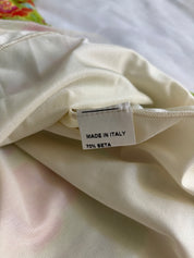 Italian Silk Floral Patchwork Dress (XS/S)