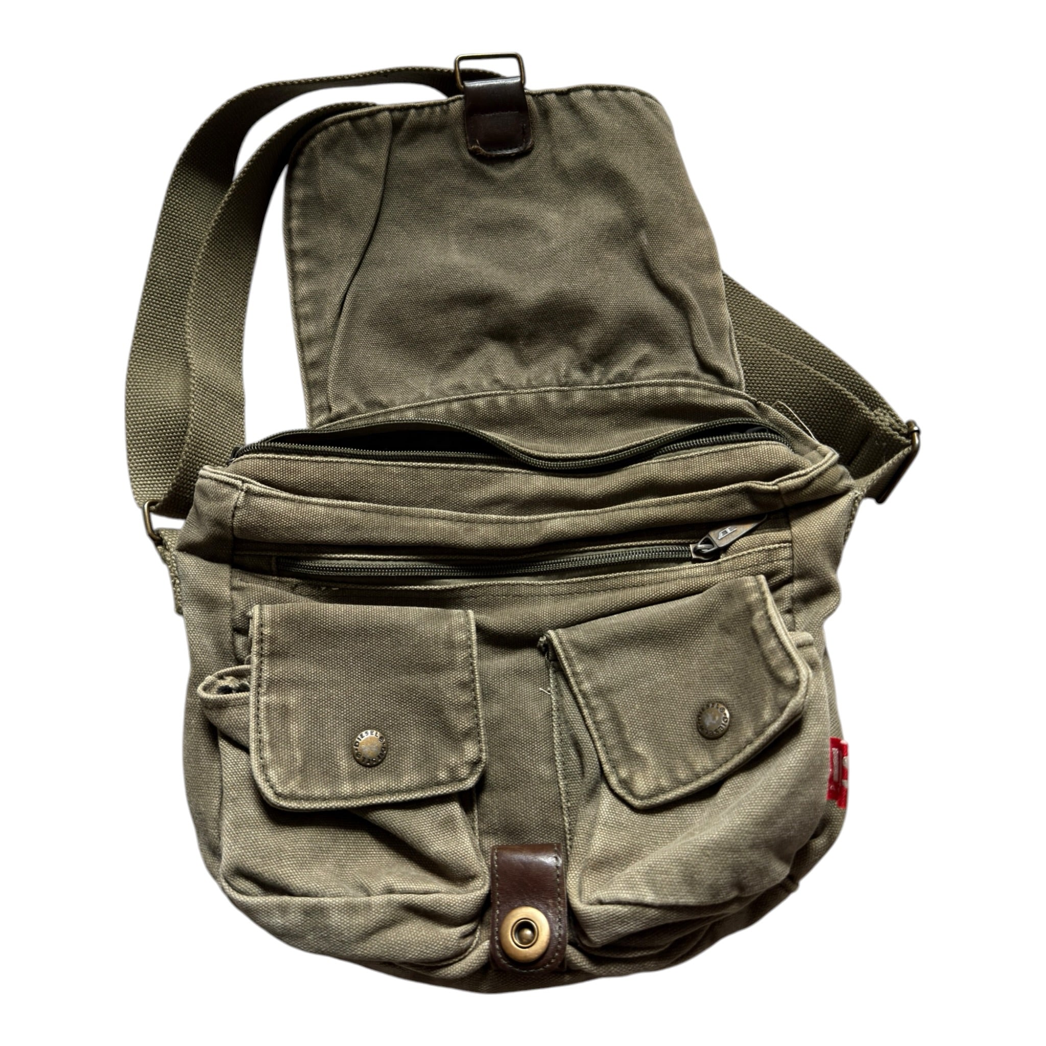Vintage Diesel canvas messenger bag