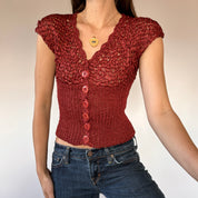 Bebe Woven Top (XS)