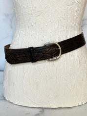 Vintage waist leather belt