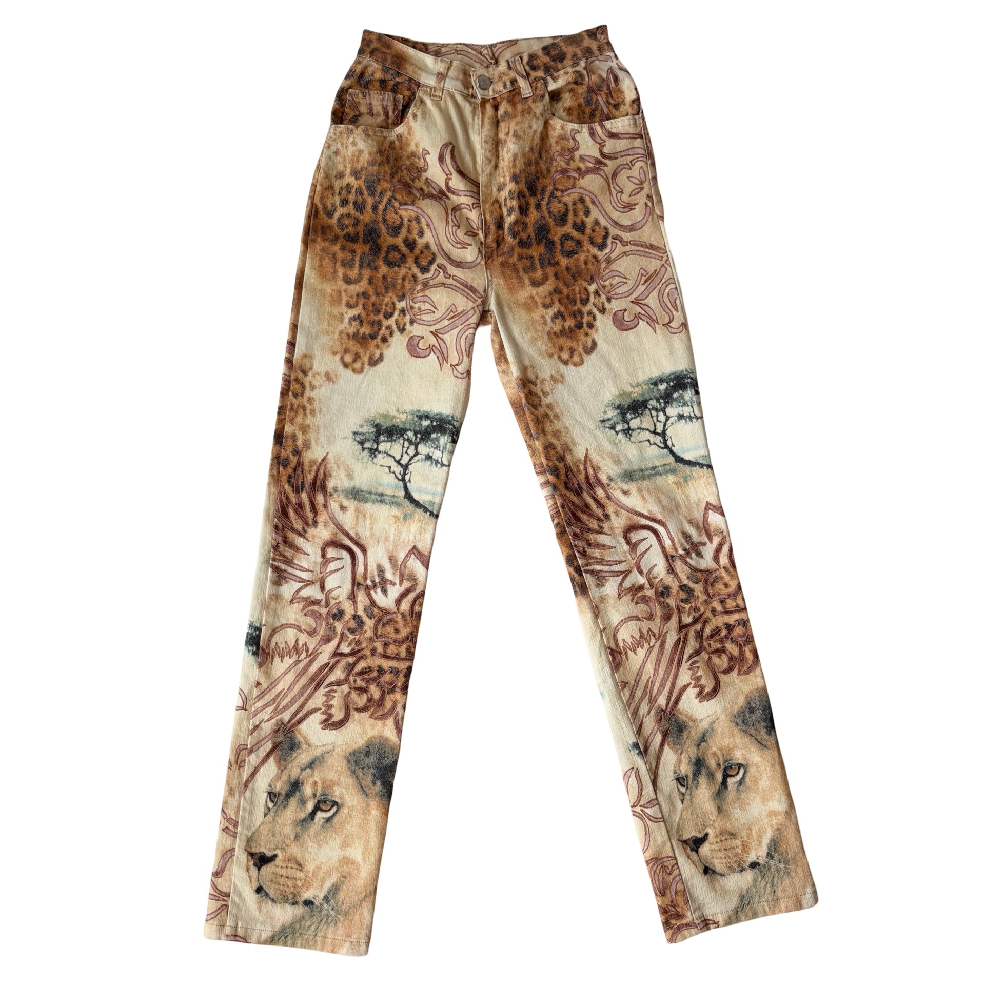 2000s Safari Print Pants (XS/S)