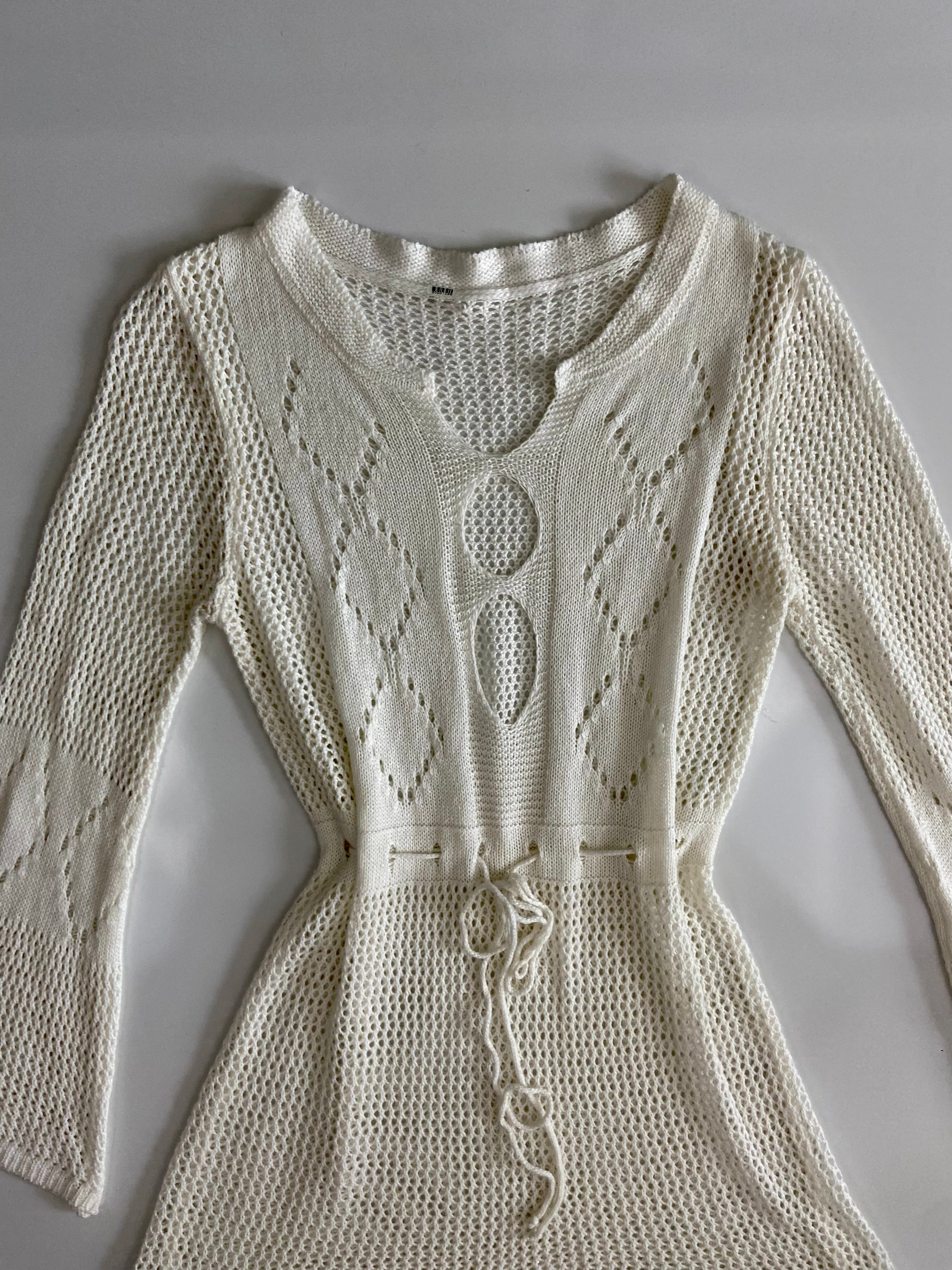 Crochet cover up dress